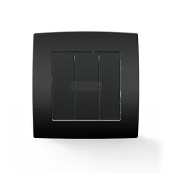 Elmark City hármas kapcsoló antracit