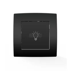 Elmark City nyomó kapcsoló lámpa jeles antracit