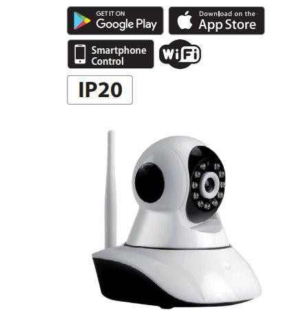 WiFi  Smart kamera 2MP IP20