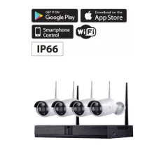 Kameraszett, 4 csatornás rögzítő+4db kamera