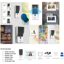 Kaputelefon videó smart 4 vezetékes Tuya app