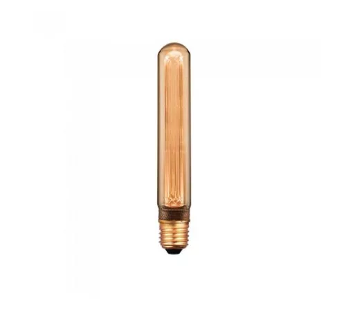 Vintage LED borostyán lámpa E27 Rúd  extra meleg fehér 1800K 2Watt/300°