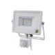 Mozgásérzékelős PRO LED reflektor hideg fehér 10W/100° IP65