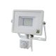 Mozgásérzékelős PRO LED reflektor hideg fehér 20W/100° IP65