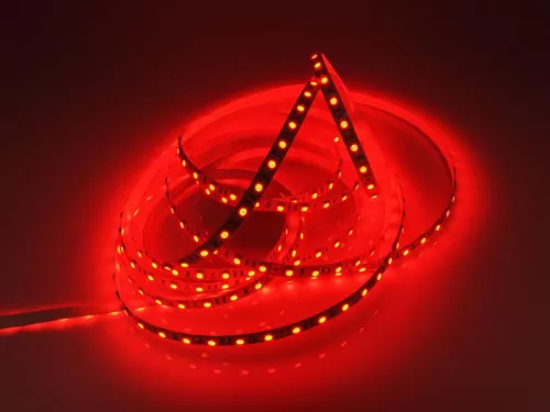 Led szalag SMD5050 11W/m 60 led/m beltéri piros  1m dekor