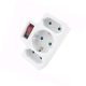 Hármas fali elosztó kapcsolóval 16A 230V