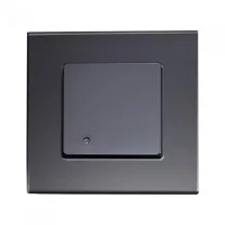   Glass Mikrohullámú mozgásérzékelő szerelvénydobozba 180 °, fekete