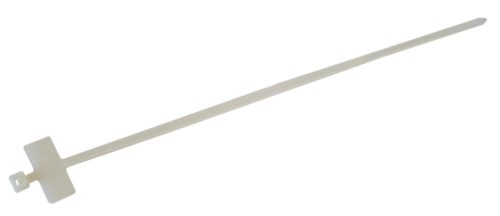 Jelzőcímkés kábelkötegelő 210mm natúr