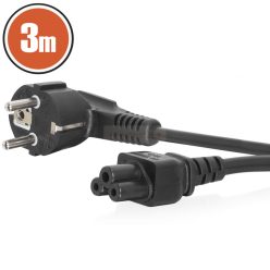 Hálózati tápkábel notebook-hoz 3,0 m