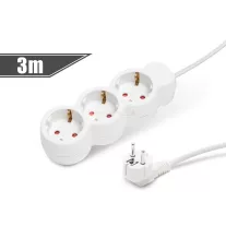 Hálózati elosztó 3h 3m 3x1mm2 vezeték