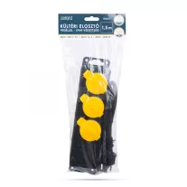   Kültéri elosztó fedéllel - 1,5 m - 3 x 230V - 3 x 1,5 mm2, gumi - IP44