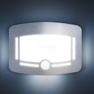 Irányfény - mozgásérzékelővel, fényszenzorral - 4 x AA - szálcsiszolt ezüst