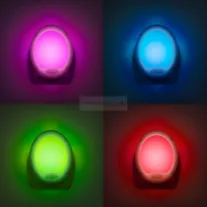   LED éjszakai fény, színváltós - Premium "Smooth" - 7 LED