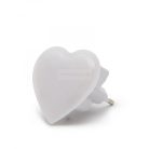 Piros LED irányfény Szív - 230 V