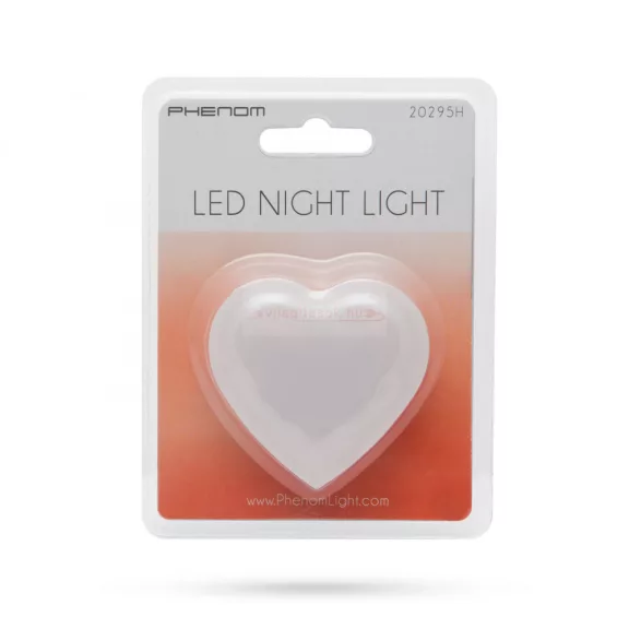 Piros LED irányfény Szív - 230 V