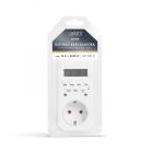 Digitális kapcsolóóra - visszajelző LED-del - 250V - 16A