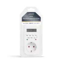 Digitális kapcsolóóra - visszajelző LED-del - 250V - 16A