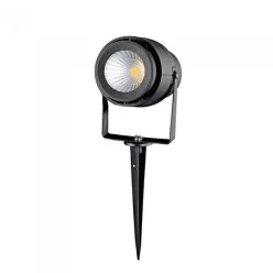   Leszúrható LED reflektorlámpa 12W - Zöld fényű - fekete