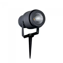   Leszúrható LED reflektorlámpa 12W - Zöld fényű - szürke