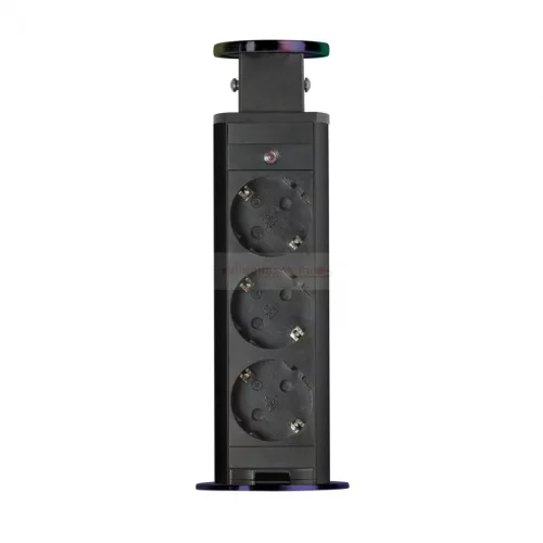 Irodai asztalba rejtett elosztó 3db dugalj