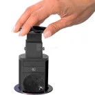 Irodai asztalba rejtett elosztó 3db dugalj