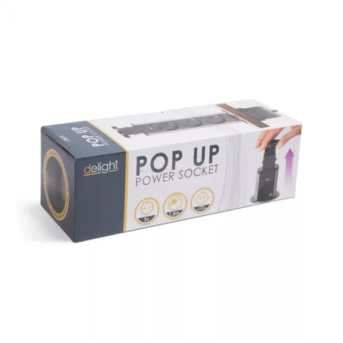 Irodai asztalba rejtett elosztó 3db dugalj