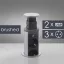 Irodai asztalba rejtett elosztó 3db dugalj + 2db USB kerek szálcsiszolt