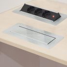 Irodai asztalba rejtett elosztó 3db dugalj