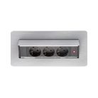 Irodai asztalba rejtett elosztó 3db dugalj