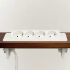 Rejtett elosztó - 4-es - Felnyíló kivitel - fehér