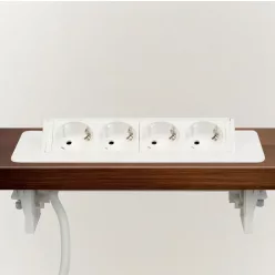 Rejtett elosztó - 4-es - Felnyíló kivitel - fehér