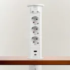 Motoros rejtett elosztó - fehér