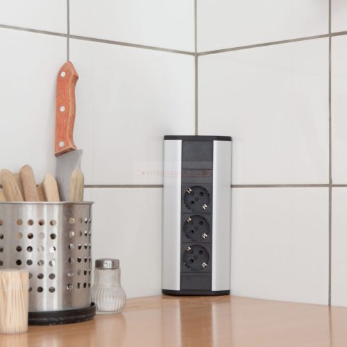 Sarokelosztó 3db gyermekvédelemmel ellátott dugaljjal