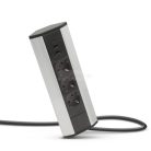 Sarokelosztó 3db gyermekvédelemmel ellátott dugaljjal + 2db USB