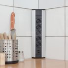 Sarokelosztó 5db gyermekvédelemmel ellátott dugaljjal + 2db USB