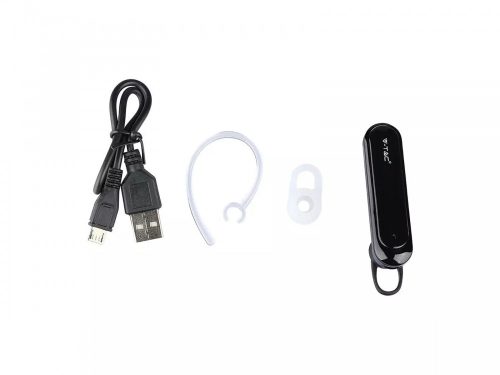 Bluetooth headset mobiltelefonhoz Lungo (170 mAh akkuval) fekete