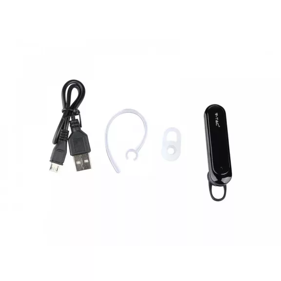 Bluetooth headset mobiltelefonhoz Lungo (170 mAh akkuval) fekete