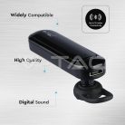 Bluetooth headset mobiltelefonhoz Lungo (170 mAh akkuval) fekete