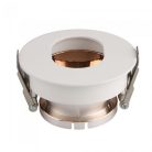 Billenthető kör alakú spot lámpatest, fehér - rózsaarany