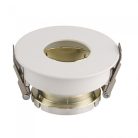 Billenthető kör alakú spot lámpatest, fehér - gold