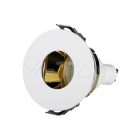 Billenthető kör alakú spot lámpatest, fehér - gold