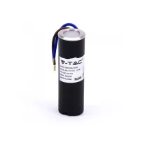   LED talajlámpa (0,5W/5lm) meleg fehér IP67, Fekete-ezüst, - 12V!