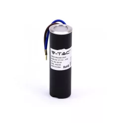   LED talajlámpa (0,5W/5lm) meleg fehér IP67, Fekete-ezüst, - 12V!