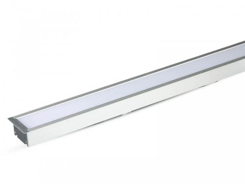 Süllyeszthető Lineáris LED lámpatest (40W) ezüst ház - 4000K