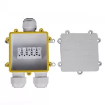Led reflektorhoz kötődoboz 3-as elosztású IP68 fehér