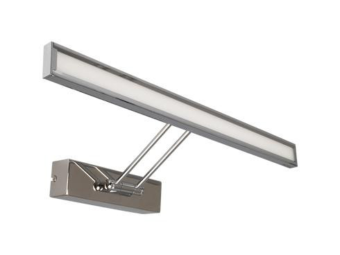 Ledes képvilágító  8W meleg fehér  króm színű IP20