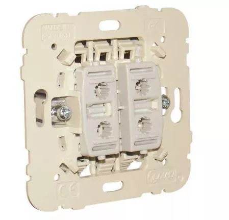 Efapel Logus90 betét 106+6 kettős váltó kapcsolóhoz