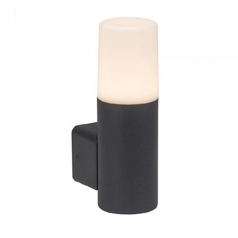Soft oldalfali lámpatest, GU10, fekete, kör