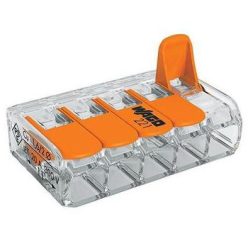 Vezetékösszekötő Wago 5-ös csatos nyitható