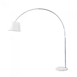 Marble modern állólámpa 1 égős, E27 foglalat, Fehér
